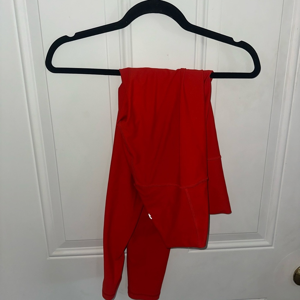 Old Navy' Bright Red Athletic Leggings - Stretch Performance